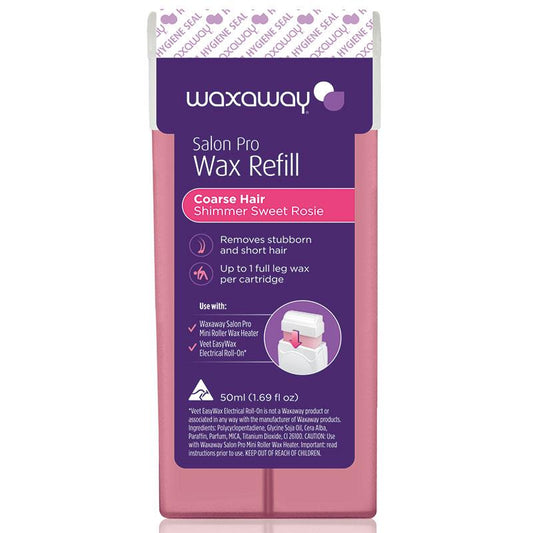 Waxaway Salon Pro Shimmer Sweet Rosie Cartridge 50ml - Cutprice Online