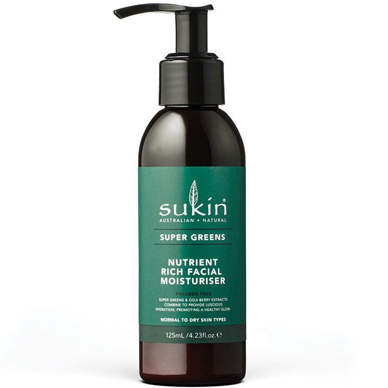 Sukin Super Greens Nutrient Rich Facial Moisturiser 125ml - Cutprice Online