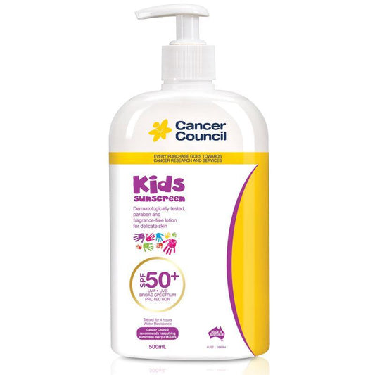 Cancer Council SPF 50+ Kids 500ml Pump - Cutprice Online