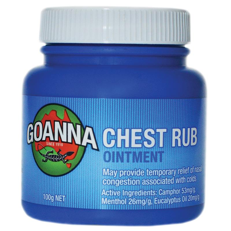 Goanna Chest Rub 100g - Cutprice Online