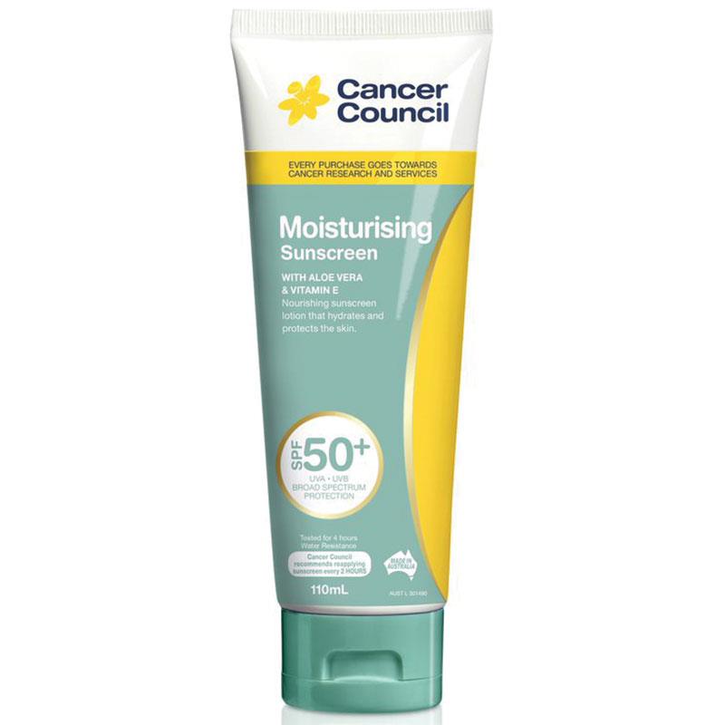 Cancer Council SPF 50+ Moisturising 110ml Tube - Cutprice Online
