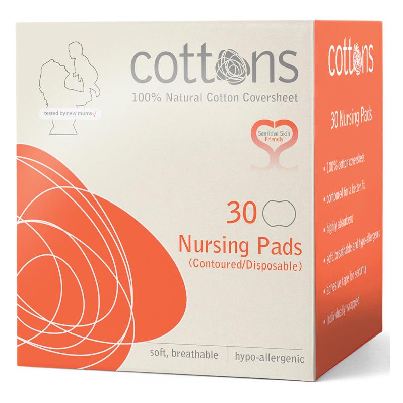 Cottons Nursing Pads 30 Pack - Cutprice Online