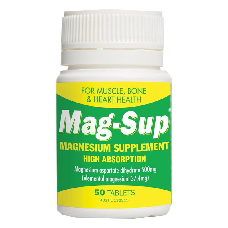 Mag Sup 500mg 50 Tablets - Cutprice Online