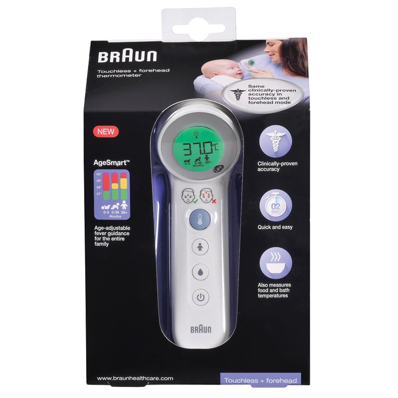 Braun Touchless + Forehead Thermometer BNT 400 - Cutprice Online