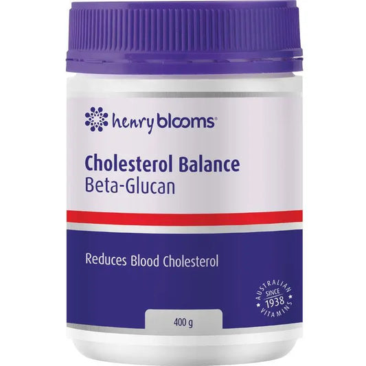 Henry Blooms Cholesterol Balance BetaGlucan Powder 400g HENRY BLOOMS
