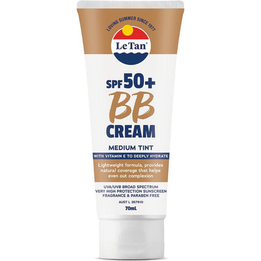 Le Tan SPF 50+ BB Tinted Medium 70ml - Cutprice Online