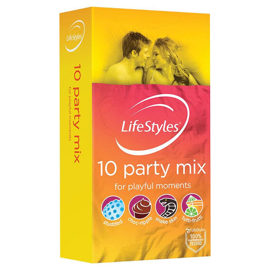 LifeStyles Condoms Party Mix 10 Pack - Cutprice Online
