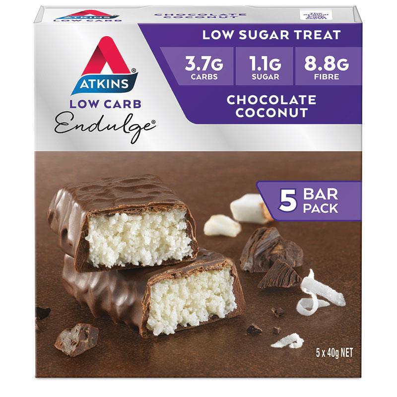 Atkins Endulge Chocolate Coconut 200g 5 Pack - Cutprice Online