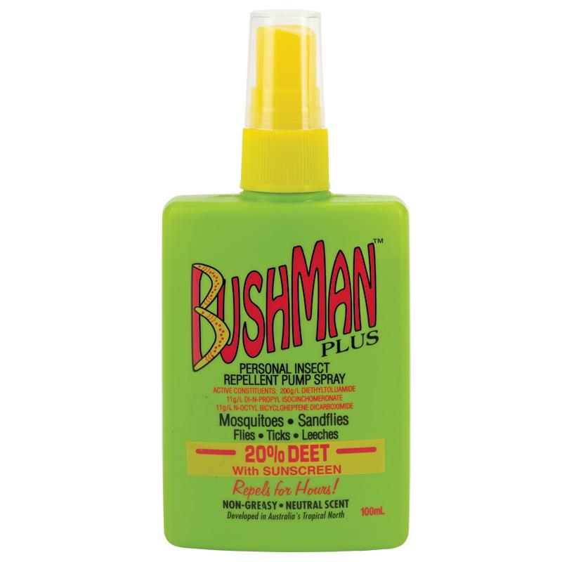 Bushman Plus UV Insect Repellent 100ml Pump Spray - Cutprice Online