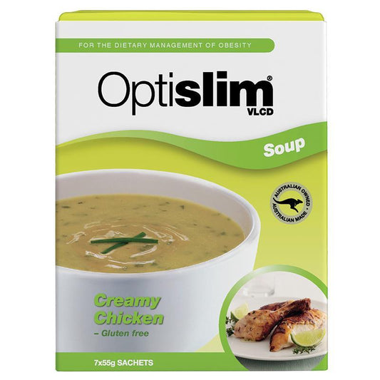 OptiSlim VLCD Soup Creamy Chicken 7 x 55g - Cutprice Online