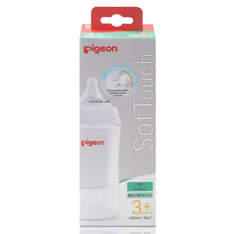 Pigeon SofTouch 3 PP Nursing Bottle 240ml - Cutprice Online