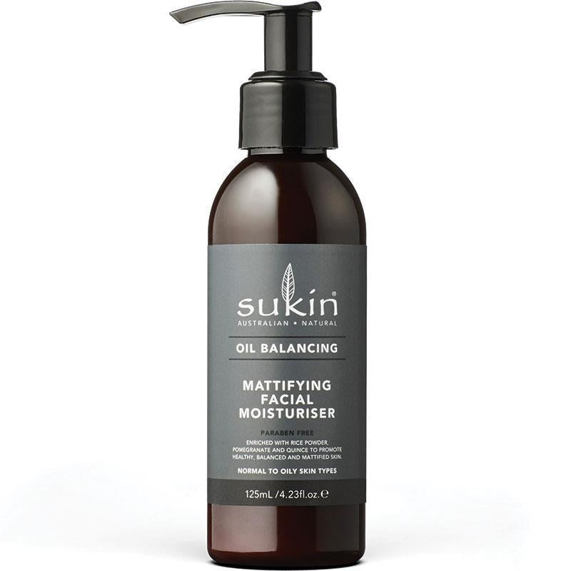 Sukin Oil Balancing Mattifying Facial Moisturiser 125ml - Cutprice Online