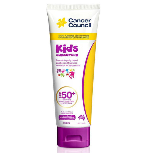 Cancer Council SPF 50+ Kids 250ml Tube - Cutprice Online