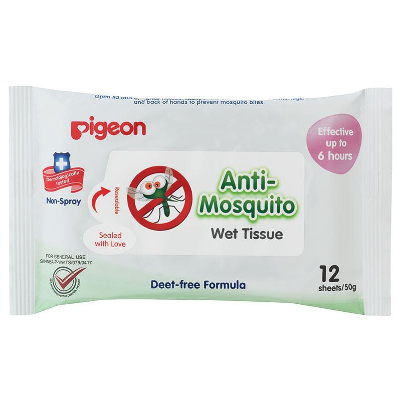 Pigeon Anti-Mosquito Wipes 12 Pack - Cutprice Online