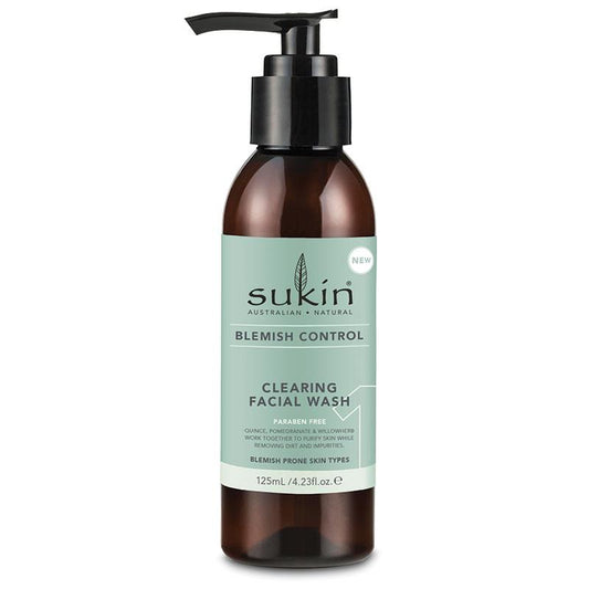 Sukin Blemish Control Clearing Facial Wash 125ml - Cutprice Online