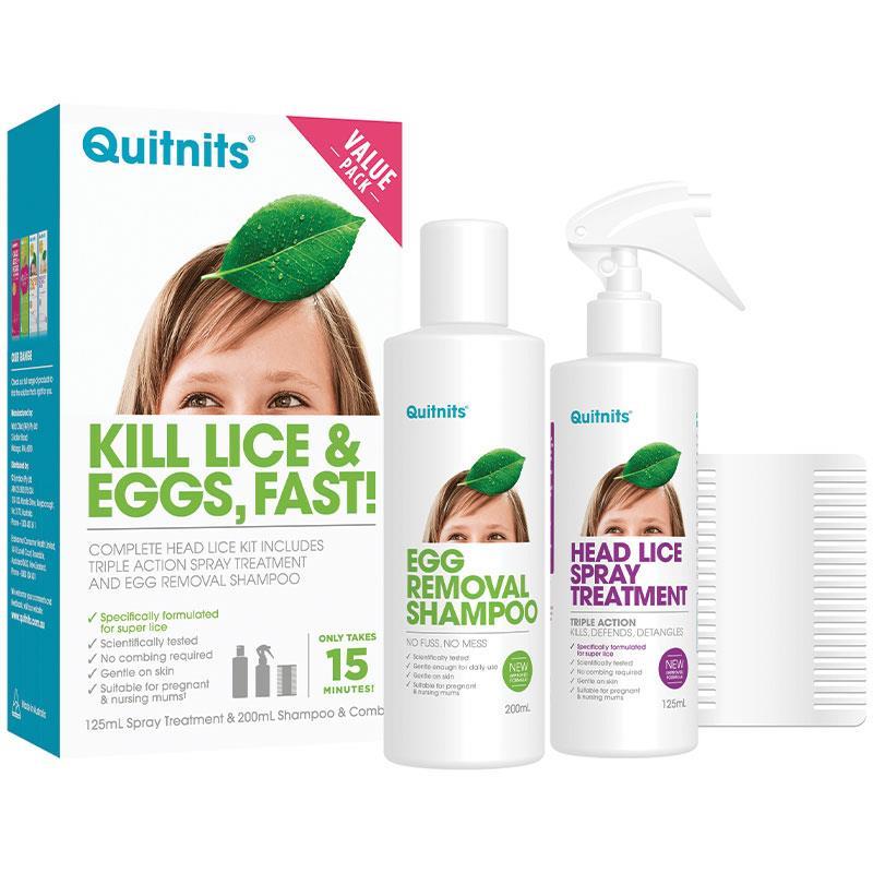 Quit Nits Complete Lice Kit 325ml - Cutprice Online