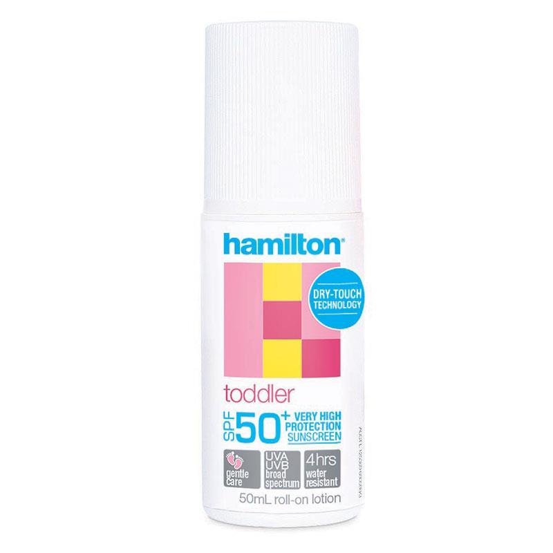 Hamilton Sun SPF 50+ Toddler Roll On 50ml - Cutprice Online
