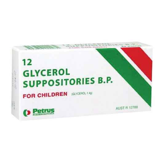 Glycerol Suppositories for Children 12PK - Cutprice Online