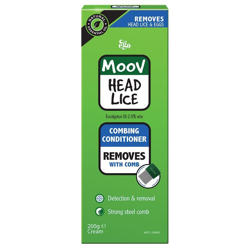 Ego Moov Head Lice Combing Conditioner 200ml - Lice/Nits - Cutprice Online
