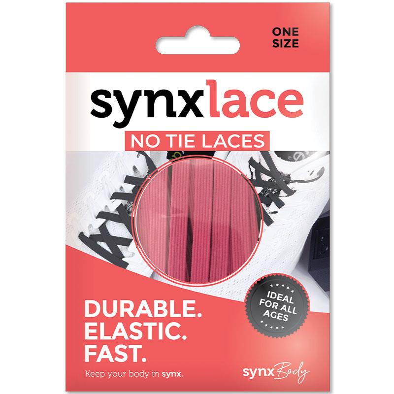 Synxlace No Tie Laces Pink - Cutprice Online