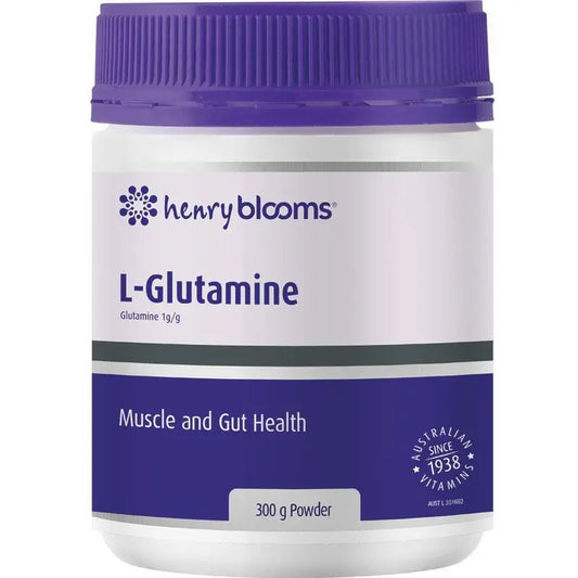 Henry Blooms L-Glutamine Powder 300g HENRY BLOOMS