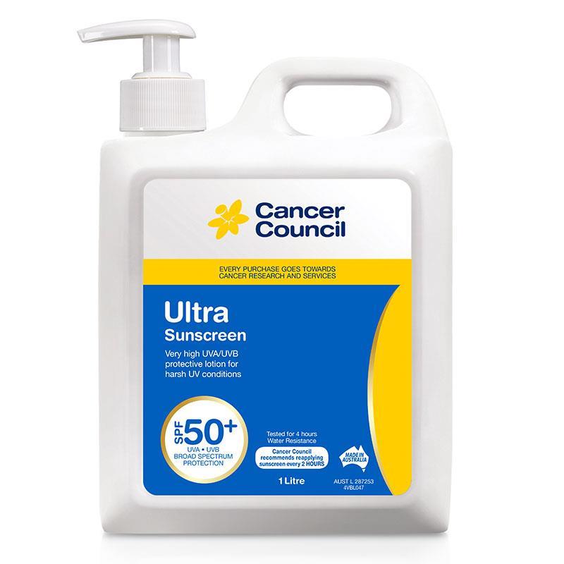 Cancer Council SPF 50+ Ultra 1 Litre - Cutprice Online