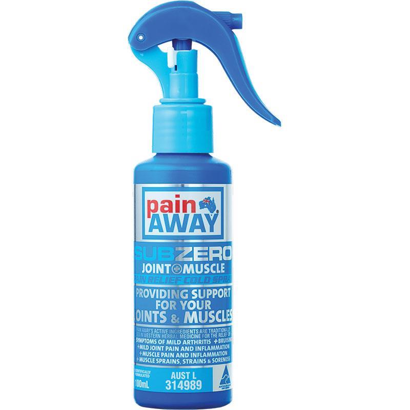 Pain Away Sub Zero Pain Relief Spray 100mL - Cutprice Online