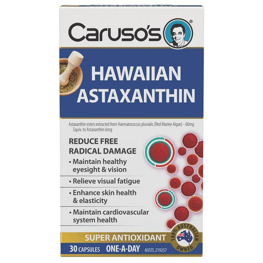 Caruso's Natural Health Hawaiian Astaxanthin 30 Capsules - Cutprice Online