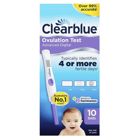 Clearblue Digital Ovulation Test Dual Hormone Indicator 10 Pack - Cutprice Online