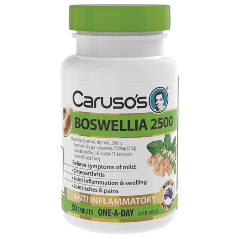 Caruso's Boswellia 2500 50 Tablets - Cutprice Online