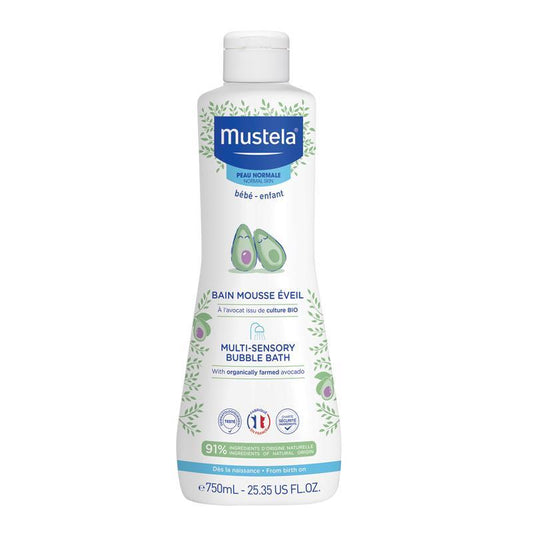 Mustela Multi-Sensory Bubble Bath 750ml - Cutprice Online