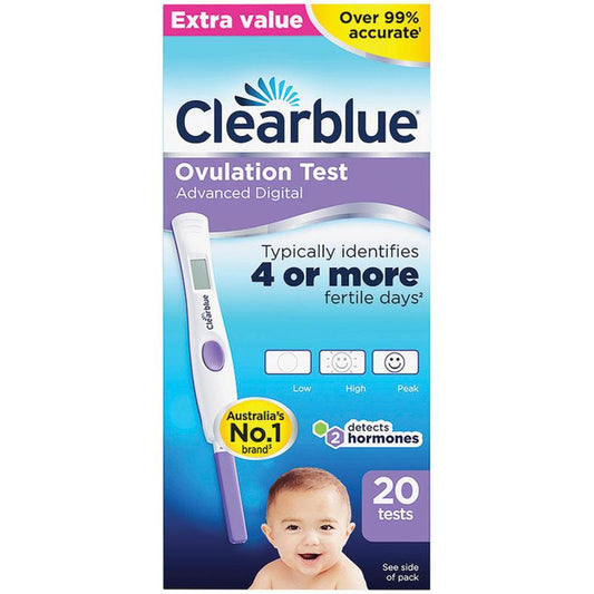 Clearblue Digital Ovulation Test Dual Hormone Indicator 20 Pack - Cutprice Online