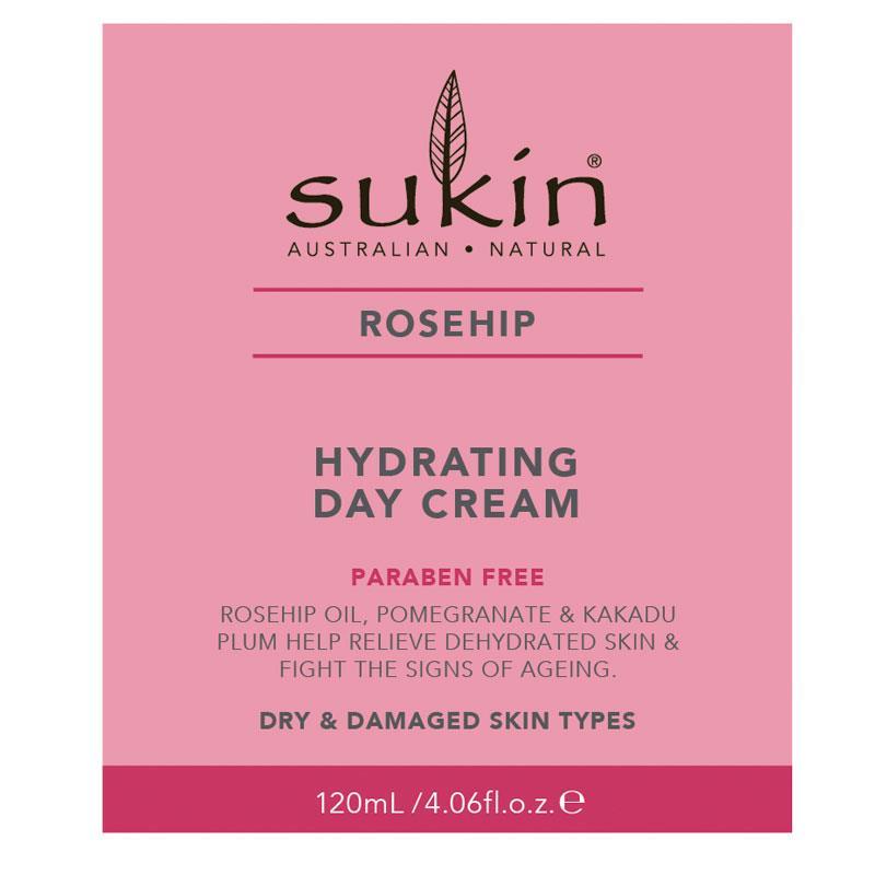 Sukin Rosehip Hydrating Day Cream 120ml - Cutprice Online