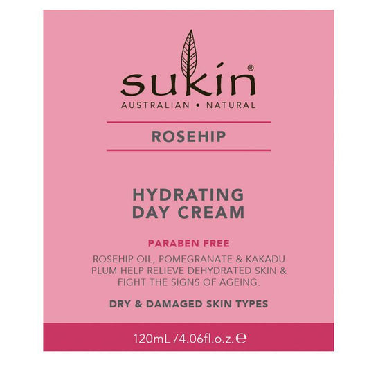 Sukin Rosehip Hydrating Day Cream 120ml - Cutprice Online