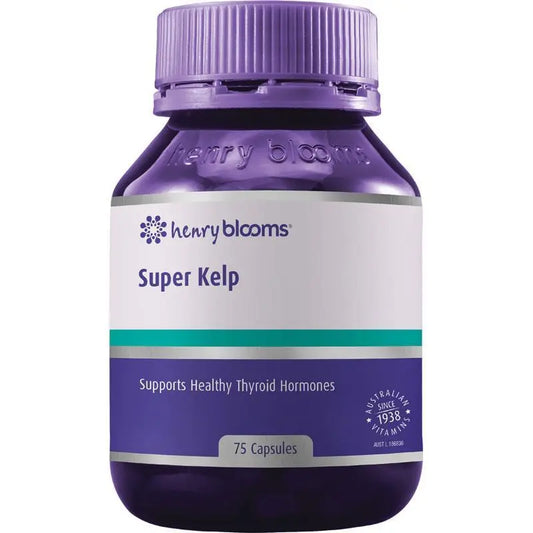 Henry Blooms Super Kelp 600mg 75 Capsules HENRY BLOOMS