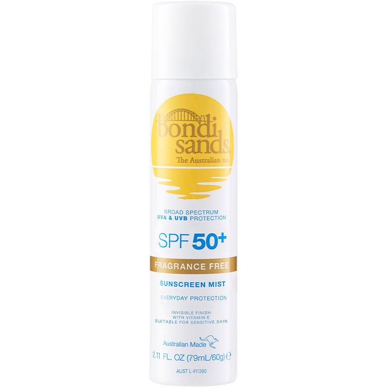 Bondi Sands SPF 50+ Fragrance Free Face Mist 60g - Cutprice Online