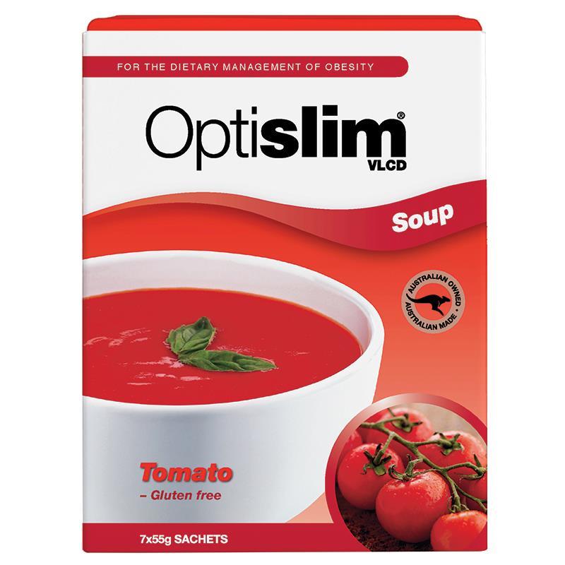 OptiSlim VLCD Soup Tomato 7 x 55g - Cutprice Online