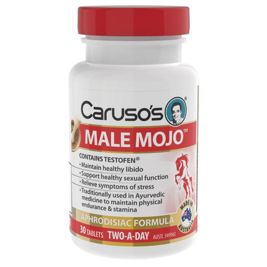 Caruso's Natural Health Male Mojo 30 Tablets - Cutprice Online