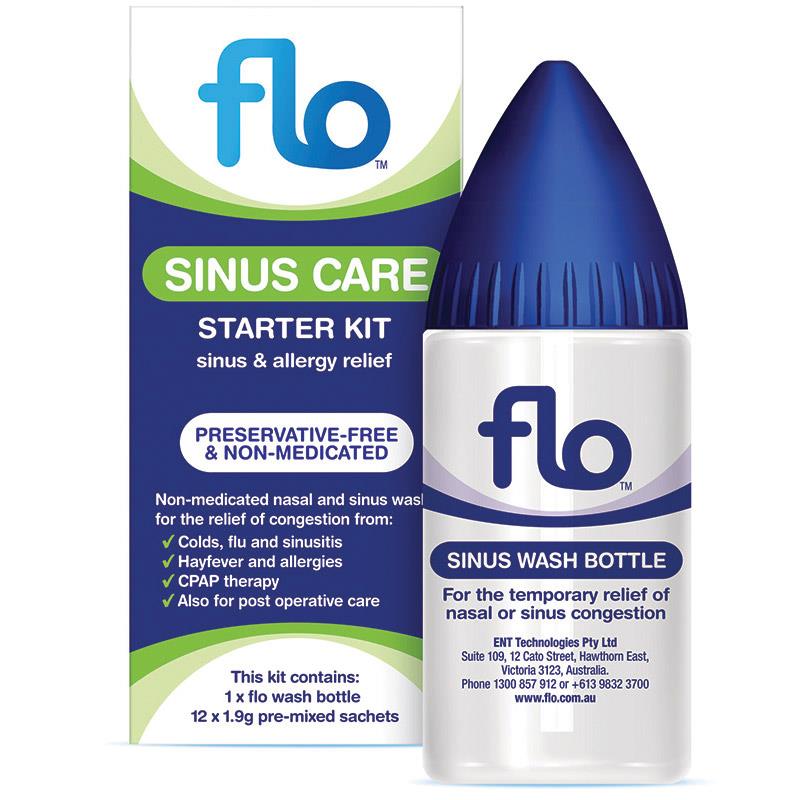 FLO Sinus Care Starter Kit 12 Sachets - Cutprice Online