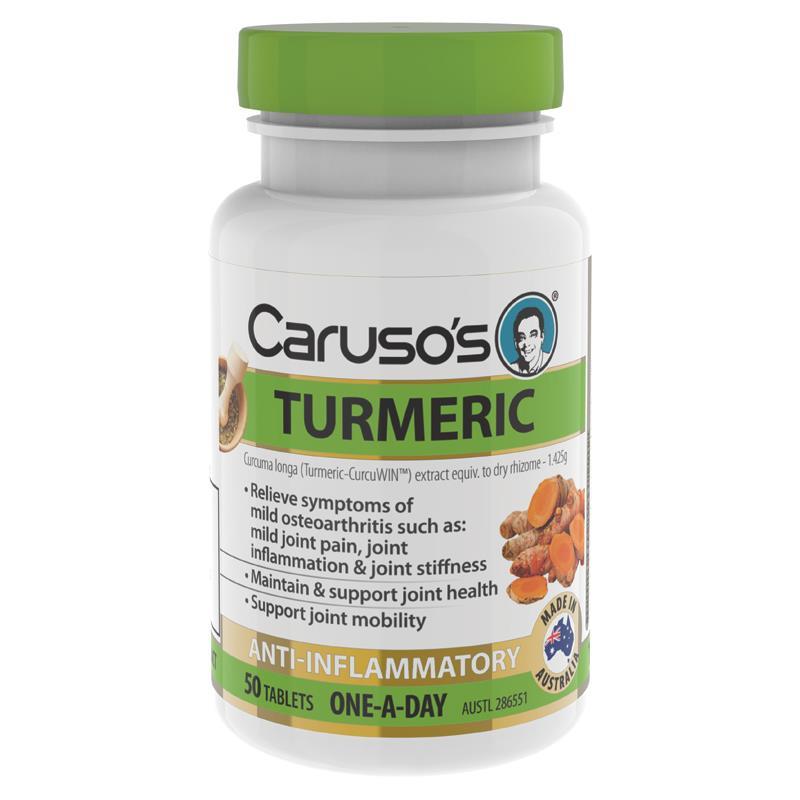 Caruso's Natural Health One a Day Turmeric 50 Tablets - Cutprice Online
