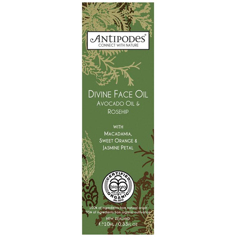 Antipodes Organic Divine Face Oil Organic Avocado Oil & Rosehip 10ml ANTIPODES