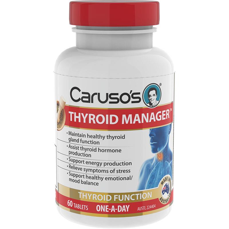 Caruso's Natural Health Thyroid Manager 60 Tablets - Cutprice Online