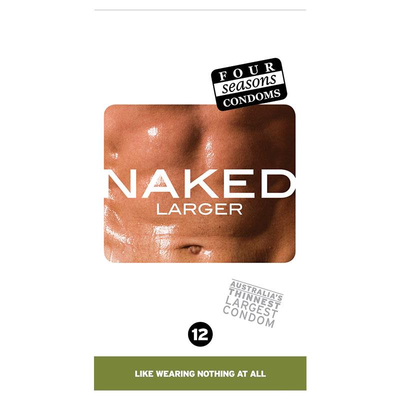 Four Seasons Condoms Naked Larger 12PK