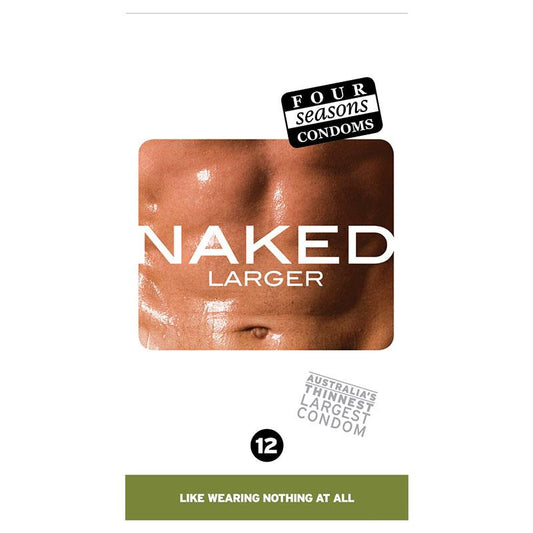 Four Seasons Condoms Naked Larger 12PK