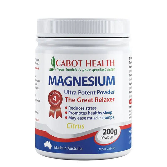 Cabot Health Hd Magnesium Ultra Potent 200g CABOT HEALTH