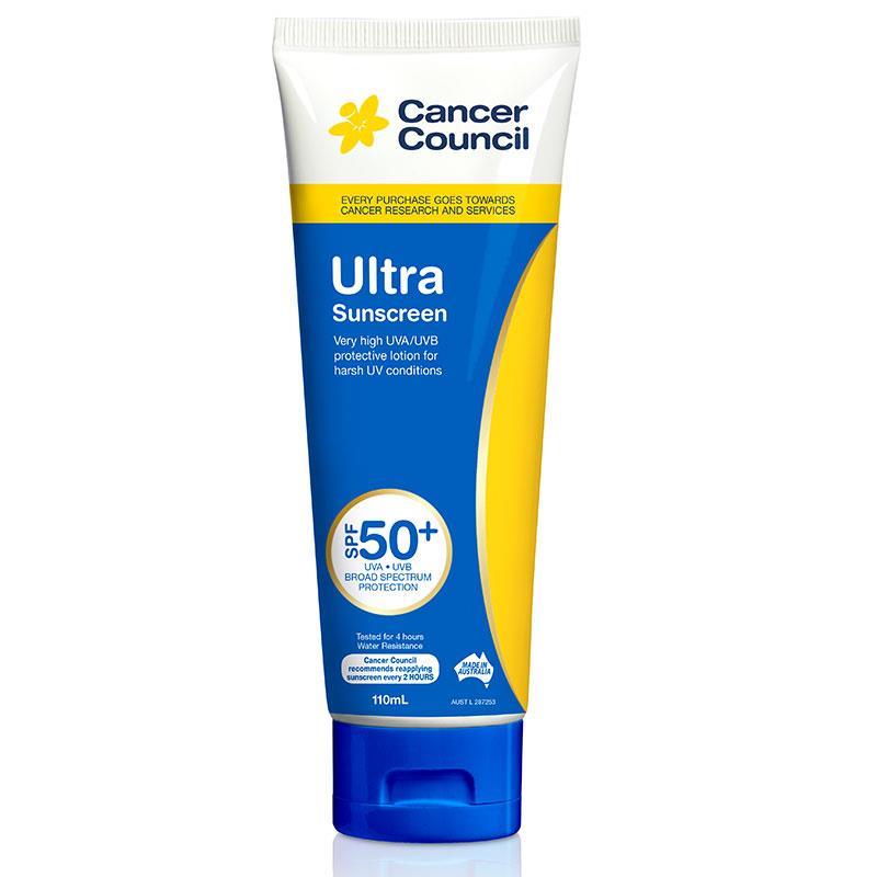 Cancer Council SPF 50+ Ultra 110ml Tube - Cutprice Online