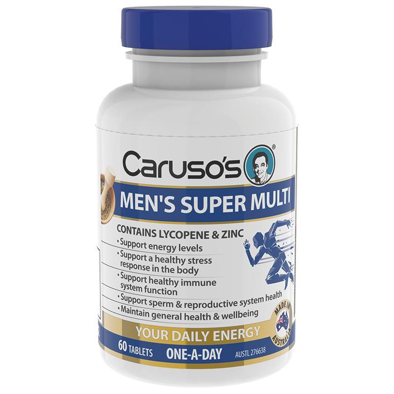 Caruso's Natural Health Ultra Max Mens Super Multi 60 Tablets - Cutprice Online