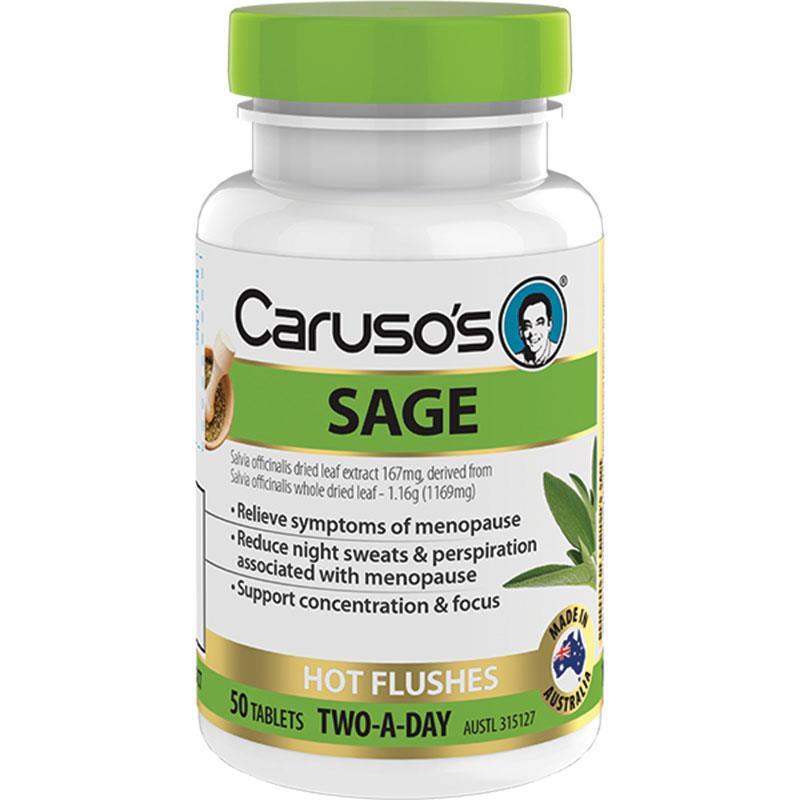 Caruso's Natural Health Sage 50 Tablets - Cutprice Online