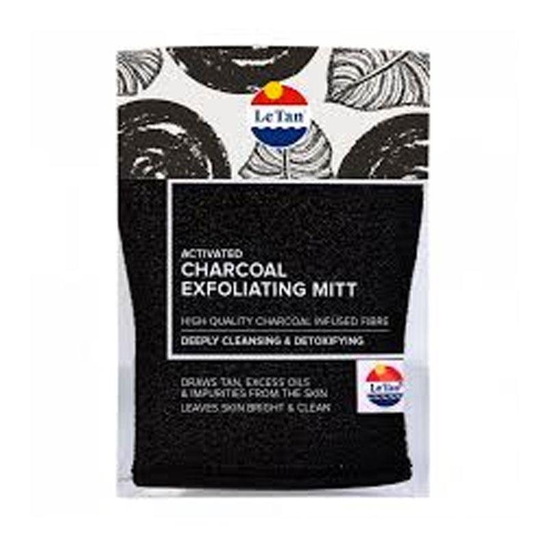 Le Tan Charcoal Exfoliating Mitt - Cutprice Online
