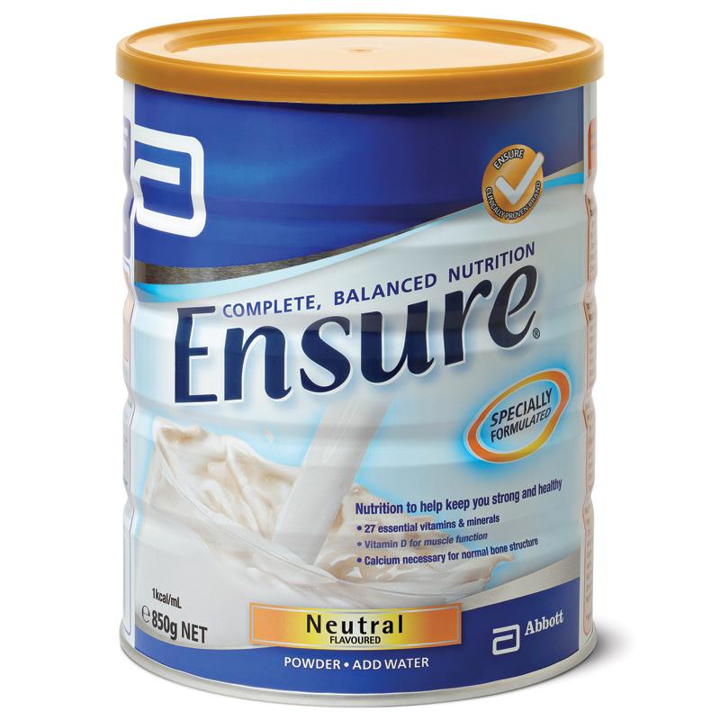 Ensure Powder Neutral 850g - Cutprice Online
